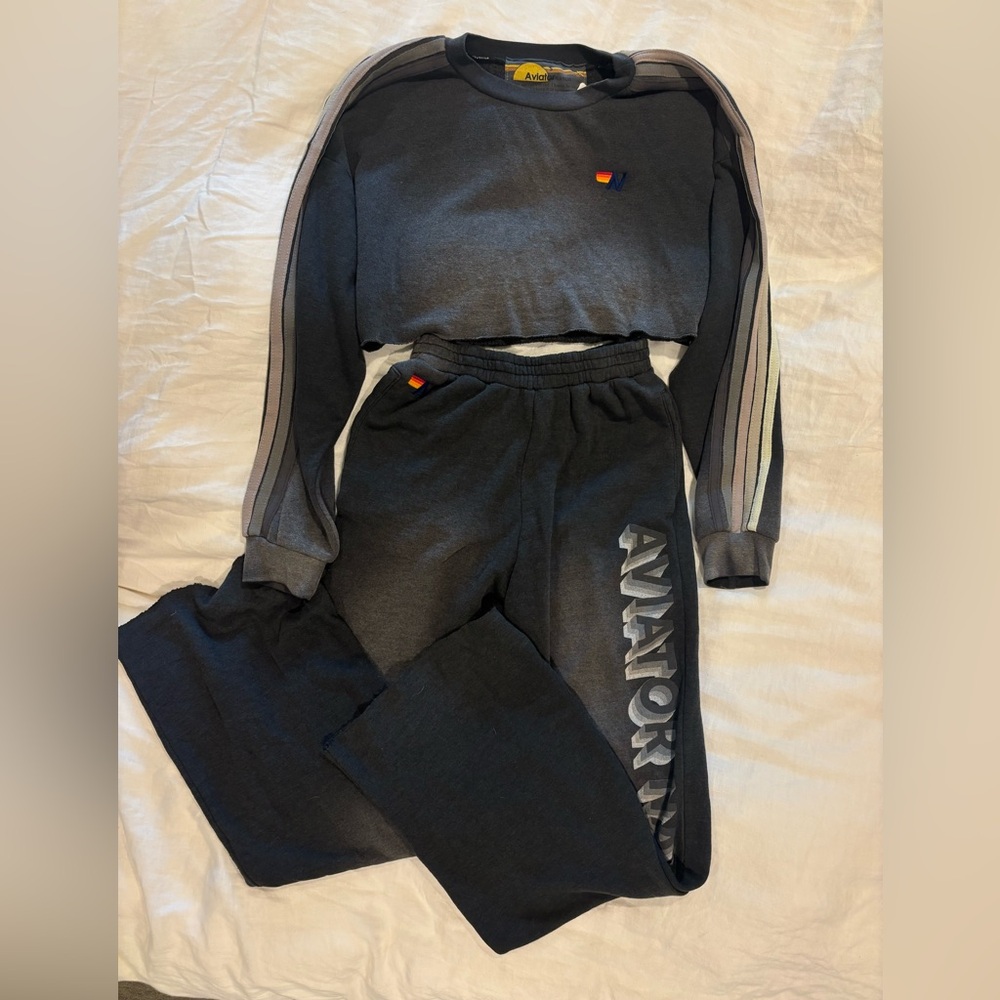 Aviator Nation matching sweat outfit never worn!